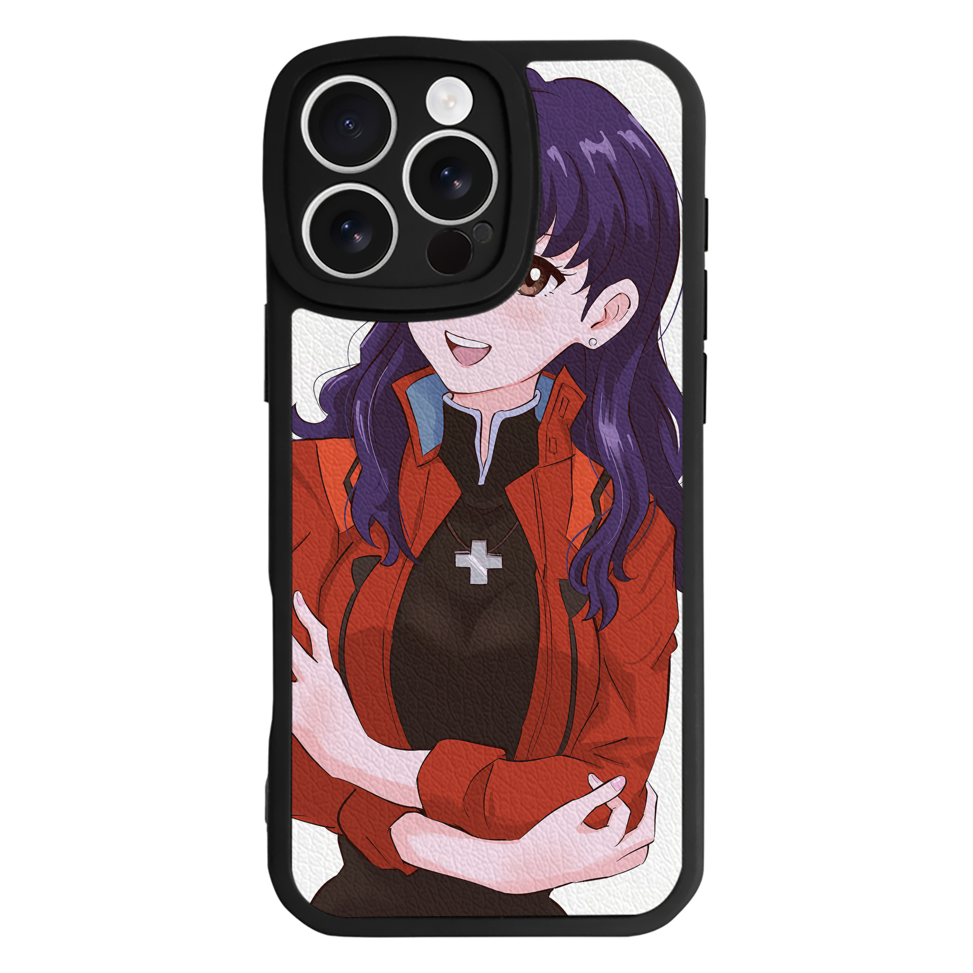 （画像用） EVA 新世紀エヴァンゲリオン 【iPhone 16シリーズ対応】シリコンスマホケース（レザー調） 材質：シリコン